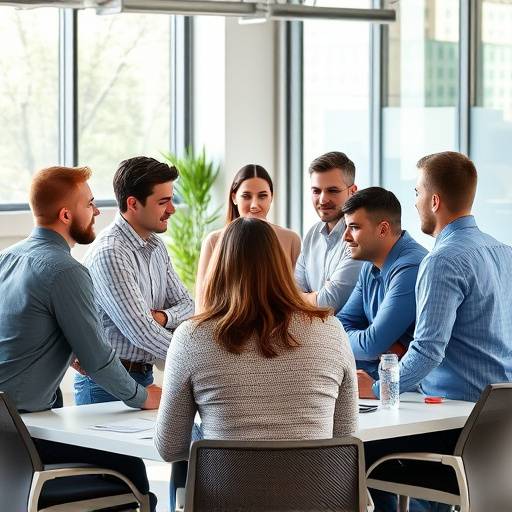 Grupo discutiendo ideas